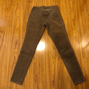 Old Navy Tan Cordouroy Skinny Jeans